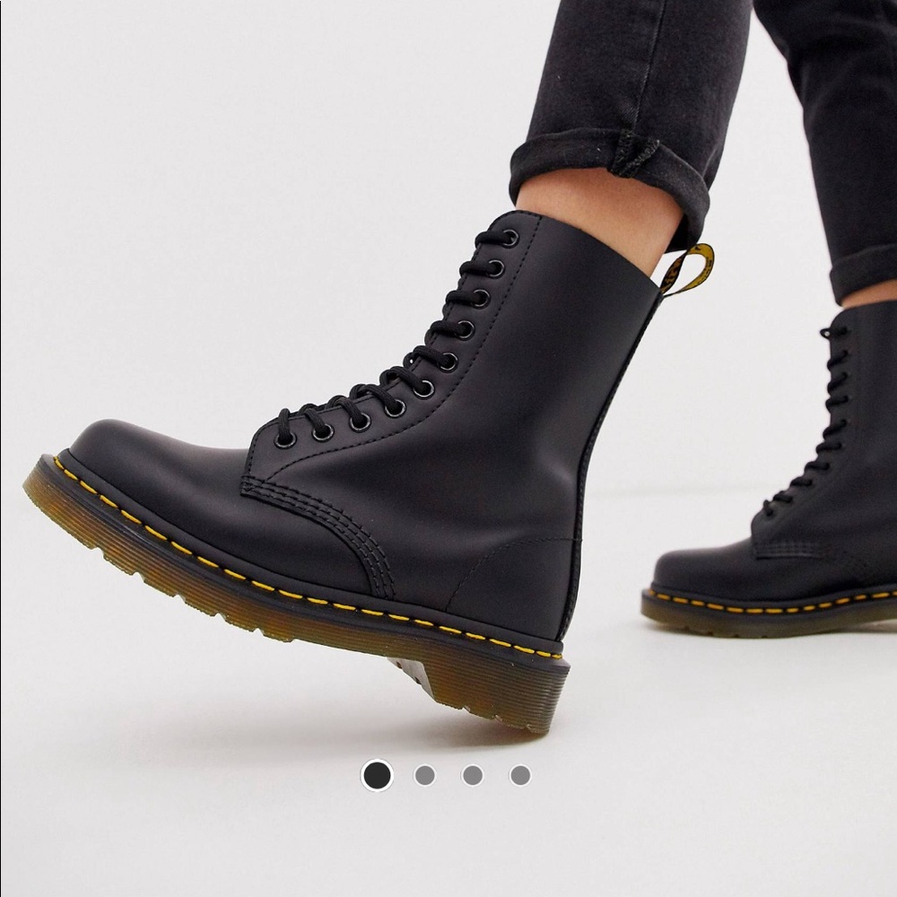 Doc Martens 1490 10 Eye Leather Ankle Boots